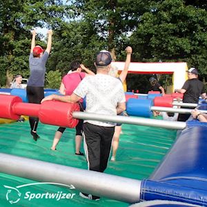 Levend tafelvoetbalspel 